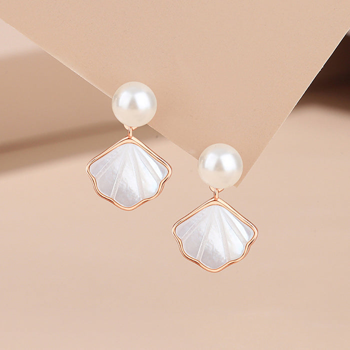 A lifetime shell earring